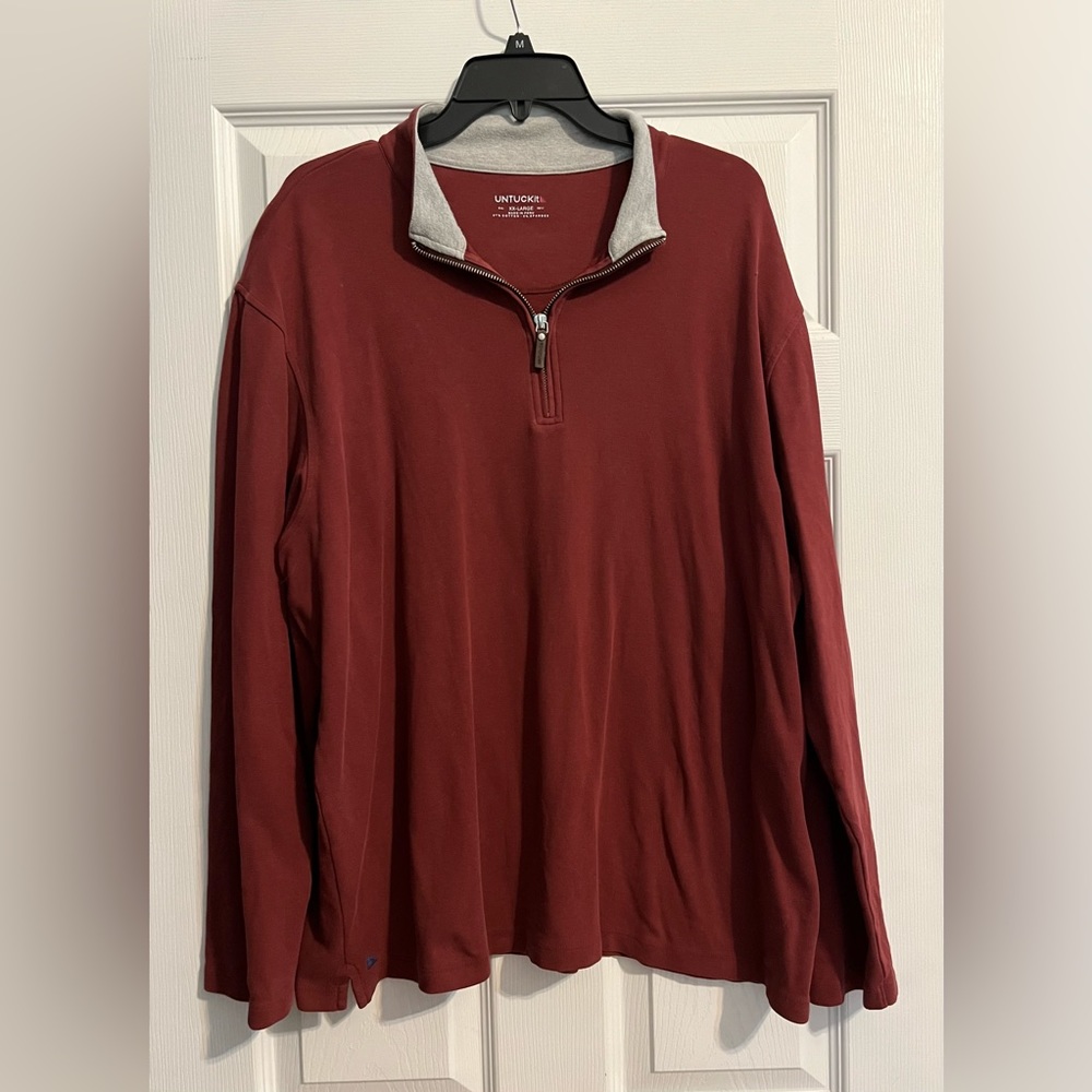 UNTUCKit. Men’s Quarter-Zip polo shirt